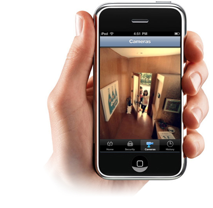 home security camera system with phone app