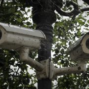 Two Security Cameras (dirty and cobwebs)